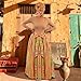 Mprocen Women African Skirt Printed Maxi Skirt Long Skirts with Pockets Boho Casual Dress Head Wrap Earrings Fashion Festival