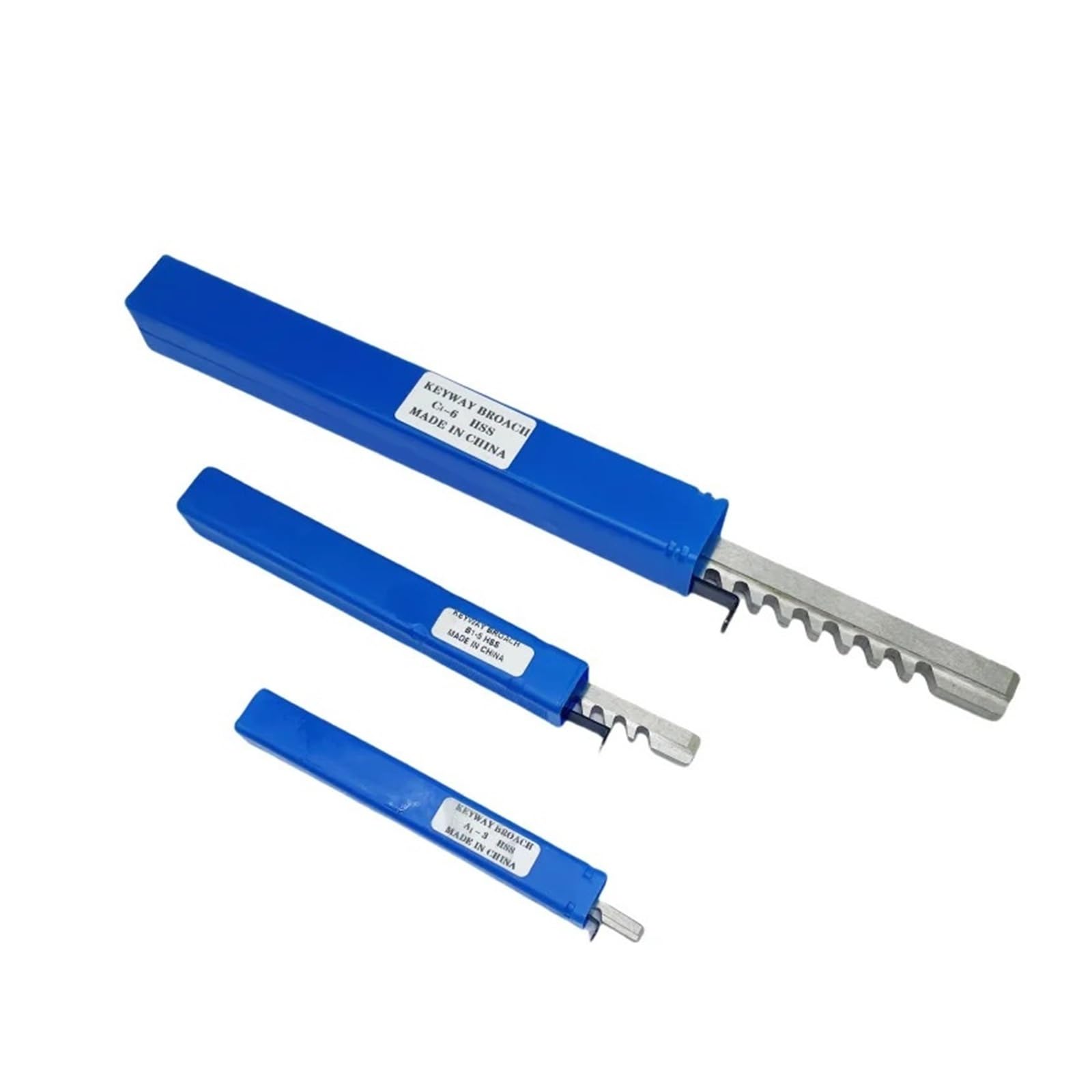 Brocas de chavetero de tipo empuje serie A, herramientas de chavetero HSS for máquinas herramienta CNC A1-2/3 mm 1/16''A 1/8''A 3/32''A para metalurgia, torno(3.175 A)