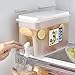 Distributeur De Boissons en Plastique Glacé, Carafe Eau avec Robinet 3,5 L Pichet d'eau Fraîche Aux Fruits Durable Cruche À Eau Plastique Pichet Frigo pour Boissons Froides, Jus, Thé, Lait, Café, Vin