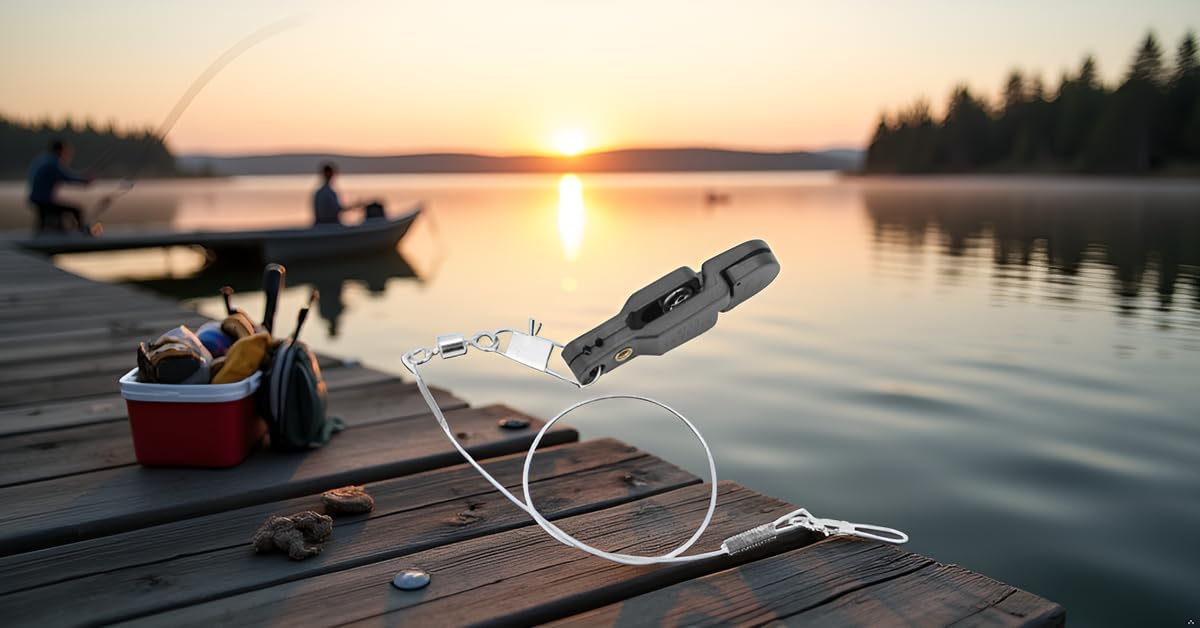 Fishing Release Clip,Power Grip Secure Handling Large Fish,Steel Fishing Line Clip, Steel Long-Lasting Use for Anglers Bass Saltwater Freshwater Fishing