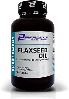 Flaxseed Oil 1000mg Óleo de Semente de Linhaça Dourada (100 Caps.) - Performance Nutrition