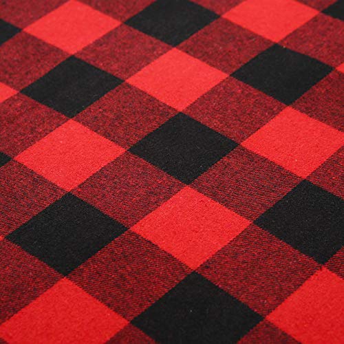 Sattiyrch Buffalo Plaid Christmas Tree Skirt 36 In,Red Black Buffalo Check Christmas Tree Skirt For Holiday Christmas Decorations (36In, Red And Black) #TOP3