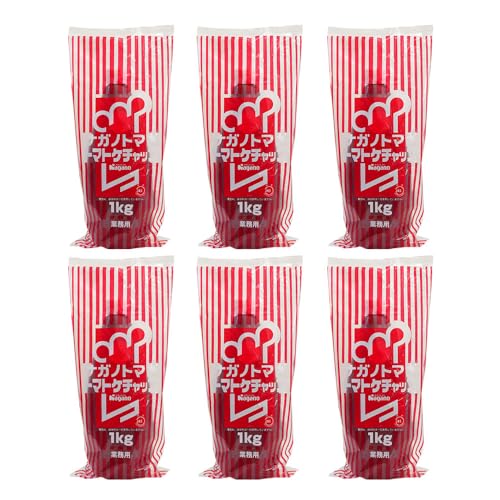 【6個セット】【ママパン】ナガノトマト トマトケチャップ 1kg×6(6kg)ケチャップ チューブ 業務用 まとめ買い