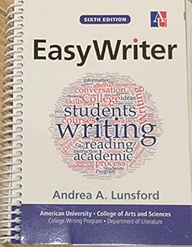 Spiral-bound EasyWriter, 6th edition, American University Book