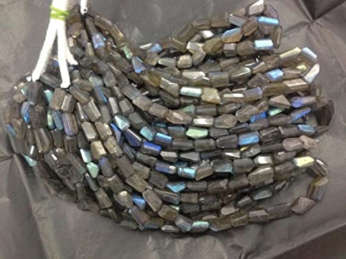 Labradorite facettée au laser : perles nuggets haut de gamme pour création de bijoux raffinés