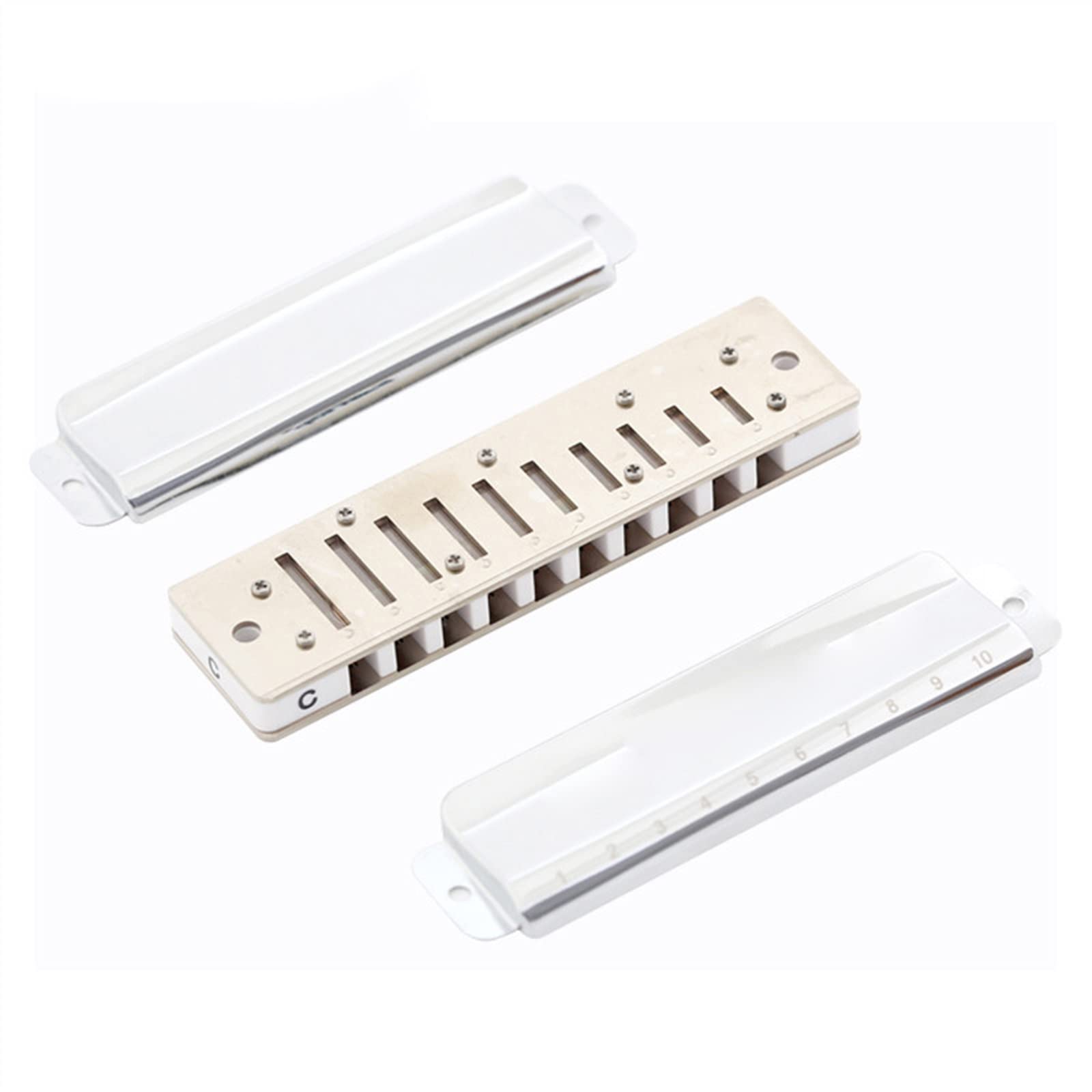 Armonica Tremolo A 24 Fori Chiave in C Strumenti Musicali Armonica Professionali A Buona Tenuta d'Aria Armonica per Principianti (Color : B Key)