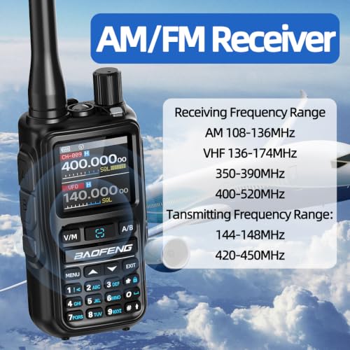 Image of BAOFENG UV-5R MINI Ham Radio Handheld UV5R Long Range Walkie Talkies Rechargeable Emergency NOAA Weather Two Way Radio APP Programming Dual PTT USB-C Charger for Camping Hiking Survival Gear,4 Pack