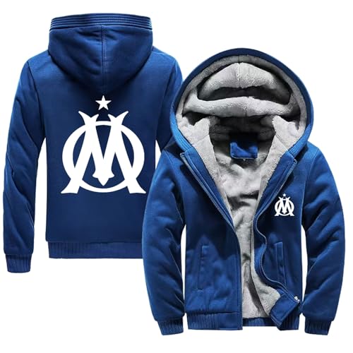 QIANYIFU Sweats à Capuche pour Hommes Sweat-Shirt Pull P.d.Marseille Entraînement