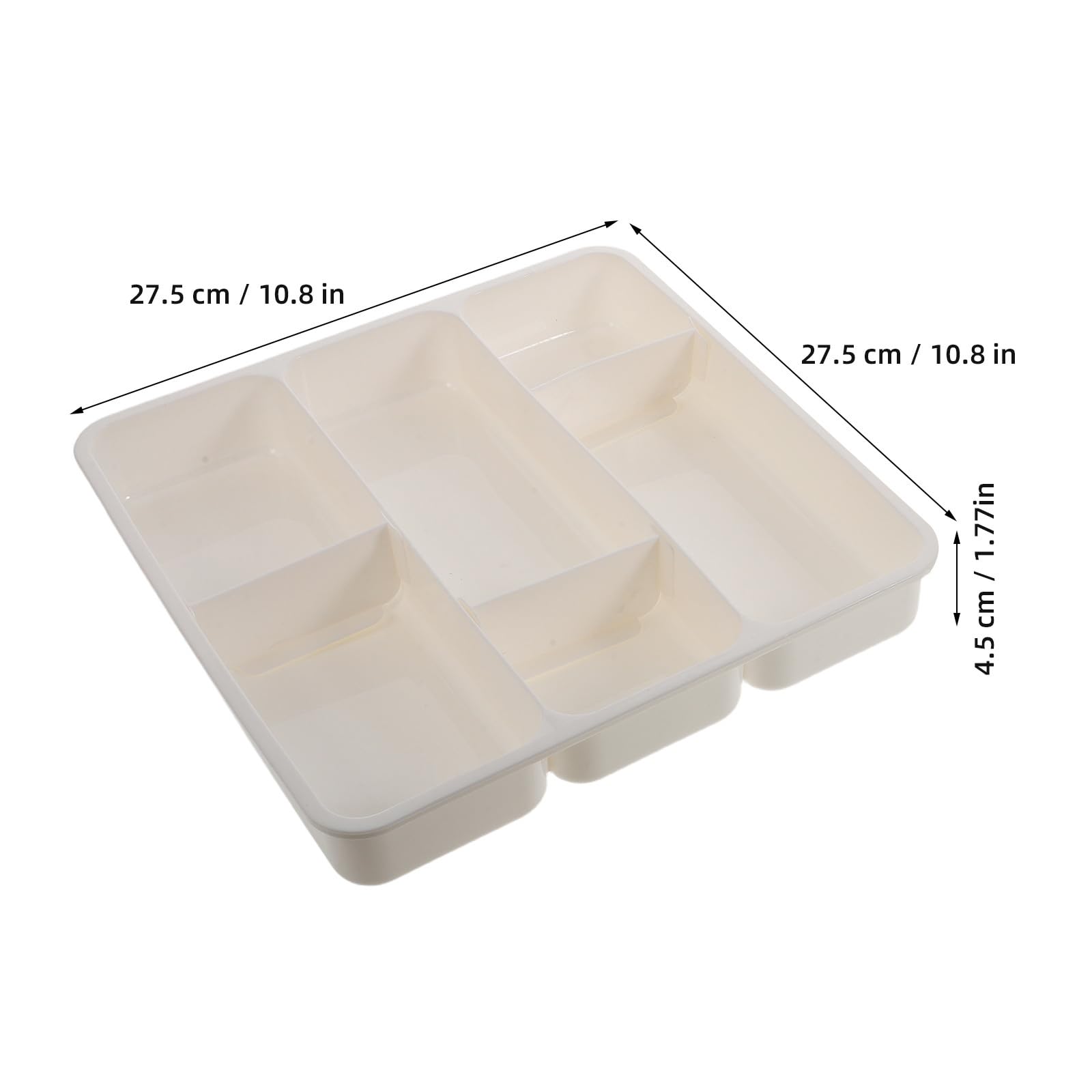 Zerodeko Organizador de cajones para Utensilios de Cocina y Cubiertos, 2