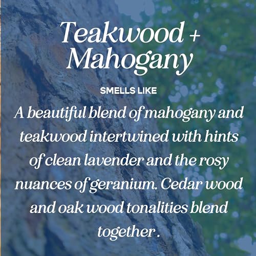 Image of CANDECraftCo Premium Fragrance Oil - Diffuser Oils Fragrances Scented for Home, Candle Soap Making Supplies, Aromatherapy Blends for House (0.34 Fl Oz) (2-Pack, Teakwood & Mahogany)
