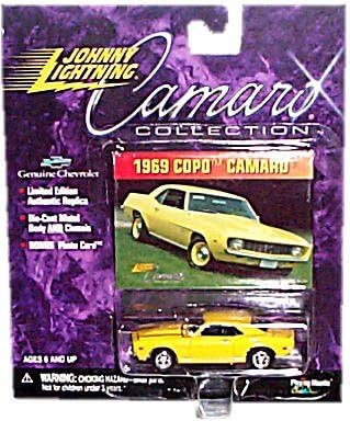 Johnny Lightning - Camaro Collection - Limited Edition - 1969 COPO Camaro (Yellow)