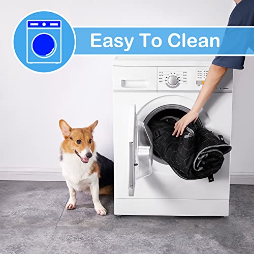 Dehoua Dog Car Seat Cover for Back Seat, 100% Waterproof Pet Back Seat Cover Hammock , Dog Backseat Cover with Mesh… - Image 7