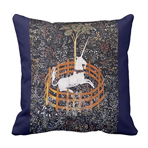 Unicorn Tapestry #7 Throw pillow case cover 18*18