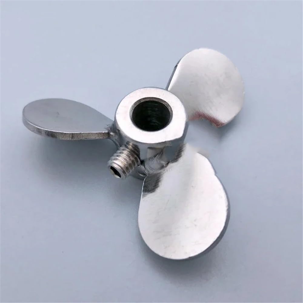 Verrerie et matériel de laboratoire 1 lame d'agitation en acier inoxydable de 60 à 200 mm de diamètre, agitateur à trois lames for laboratoire(OD100mm-hole12mm)