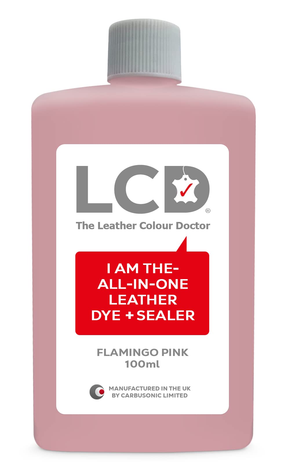 LCD All-in-One Leather dye & Sealer - Repair & Restore Paint, Permanent Colour for Sofas, Shoes, Handbags, Clothing, self Sealing 100ml by The Leather Colour Doctor (Grey) — view 17