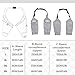 Dog Recovery Suit for Front Legs, Dog Leg Sleeves After Surgery with Elastic Band, Soft Protective Elbow Braces for Medium Large Dogs, Cone Collar Alternative to Stop Licking Leg Wounds,Grey,L