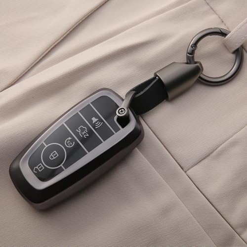 WNILIAN for Ford Key Fob Cover with Keychain TPU Key Case Fit for 2017-2025 Explorer Fusion Escape Edge Expedition F150 F250 F350 F450 F550 Maverick Mustang Bronco Sport Lincoln by wnilian - Image 3