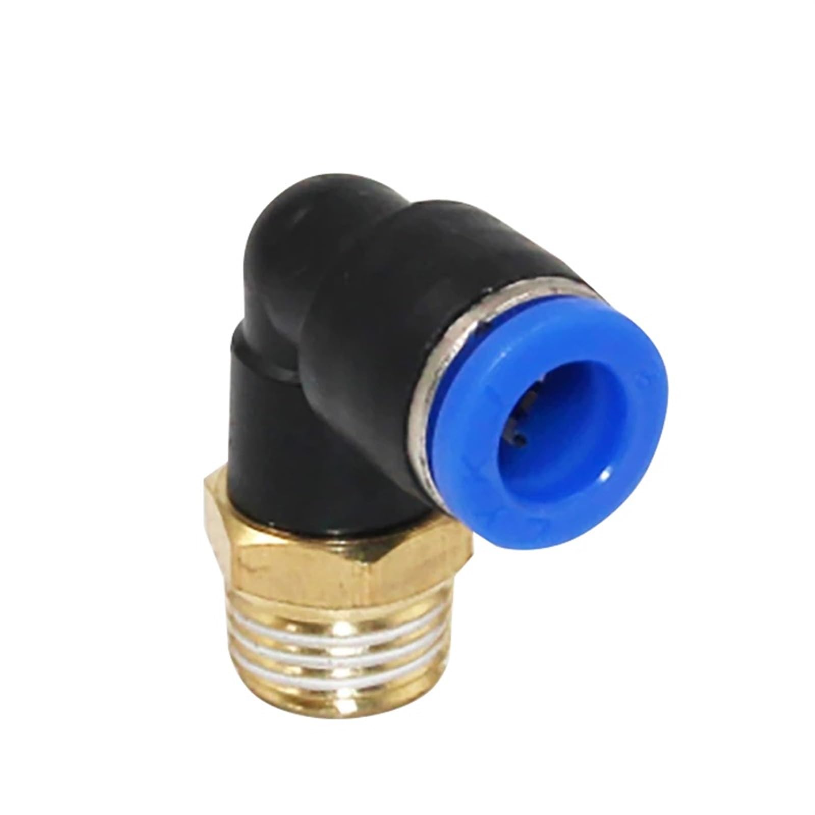 30 Pz PL Gomito 4-M5 6-M5 Dritto Connettore Aria Raccordo Pneumatico Raccordi Rapidi 1/8 "1/4" 3/8 "1/2" Filettatura Maschio Push In (Size : PL10-03)
