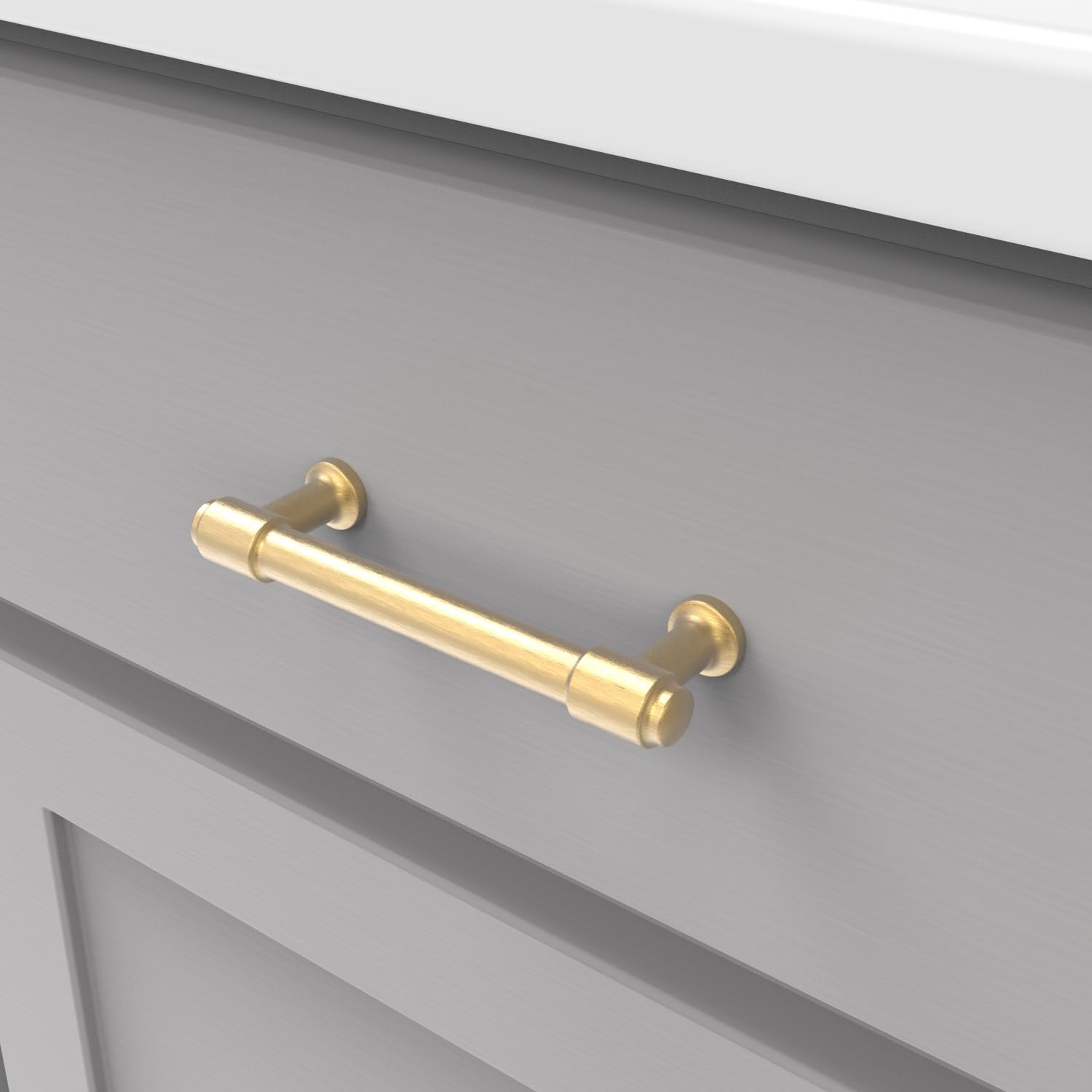 Hickory Hardware Belwith Kitchen Cabinet Handles, Drawer Pull for Doors & Dresser Drawers - Image 3