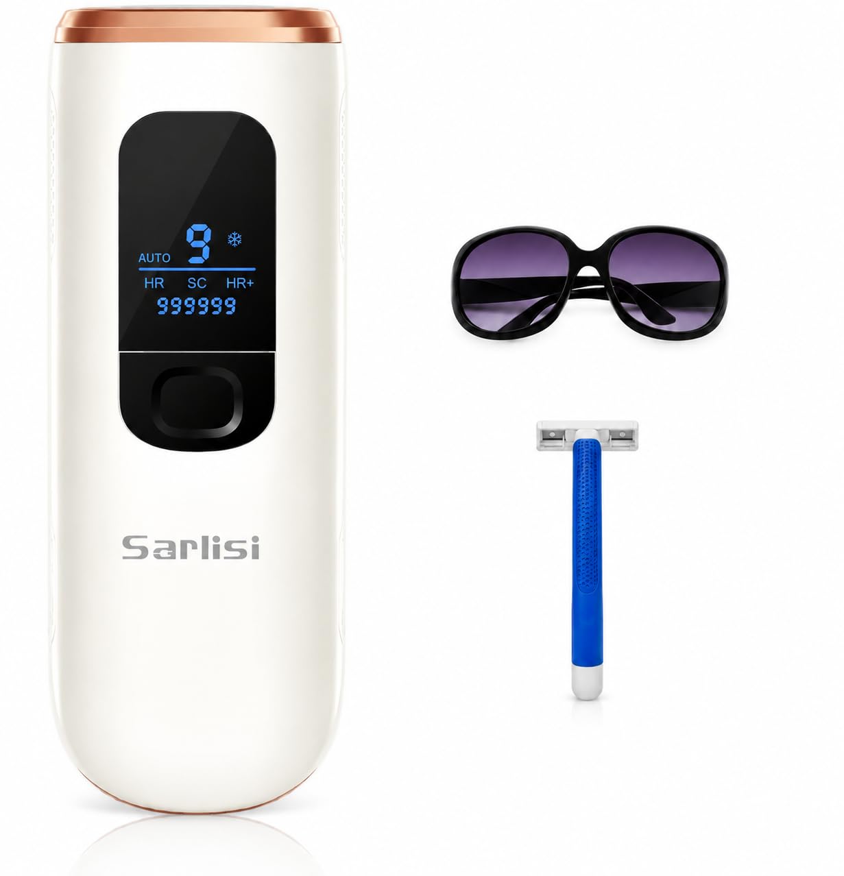 Amazon | Sarlisi 脱毛器【サファイア冷感】家庭用 冷感脱毛 VIO対応