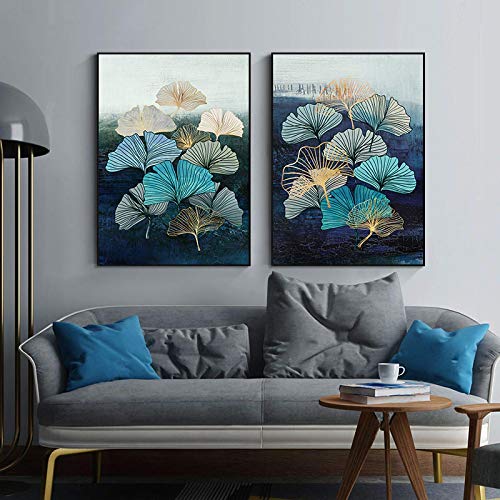 Oeuvre d'art moderne abstrait toile murale impression affiche salon 50x70