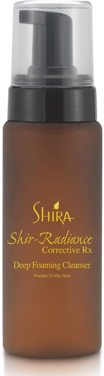 ShiraShir-Radiance Corrective RX Deep Foaming Cleansing Face Wash For Balanced Skin PH, Skin Brighting, Deep Pore Cleansing for Normal to Dry Skin (200ml)