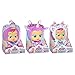 Bébé Llorones Assortiment de 3 Poupées Interactives : Lizzy, Sasha et Daisy