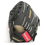 BARNETT JL-120 RH schwarz Baseball Handschuh, Polyurethan, Infield/Outfield, Grösse 12 (für Linkshänder, Wird an der rechten Hand getragen)