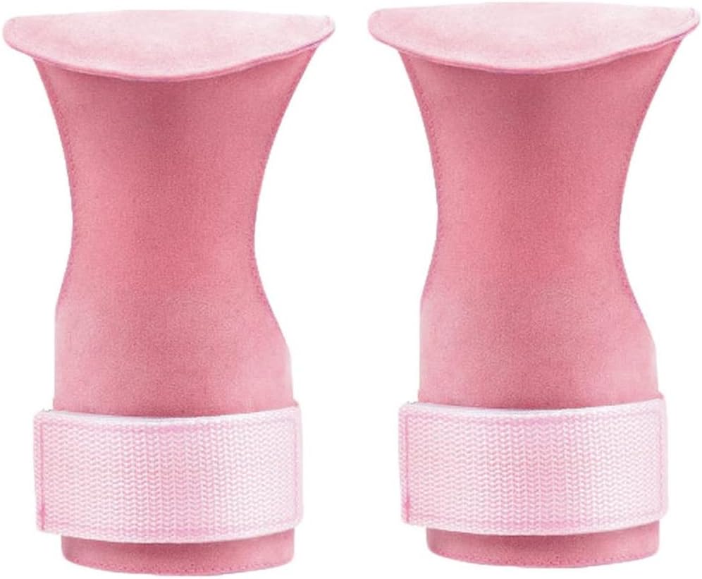 1 Pair Leather Anti-Skid Hand Grip Weight Lifting Wrist Palm Guard Gloves Fitness Equipment Accessories