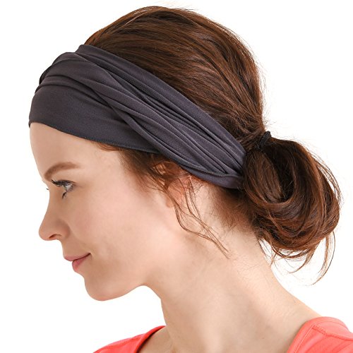 Bandeau japonais élastique pour le sport et les cheveux longs