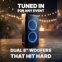 Rockville Rock Party 9 Dual 8" Portable Rechargeable Bluetooth Speaker — image 2