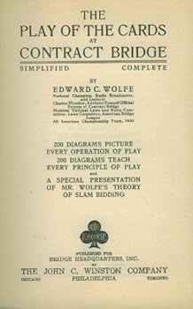 Hardcover The play of the cards at contract bridge;: Simplified, complete, Book