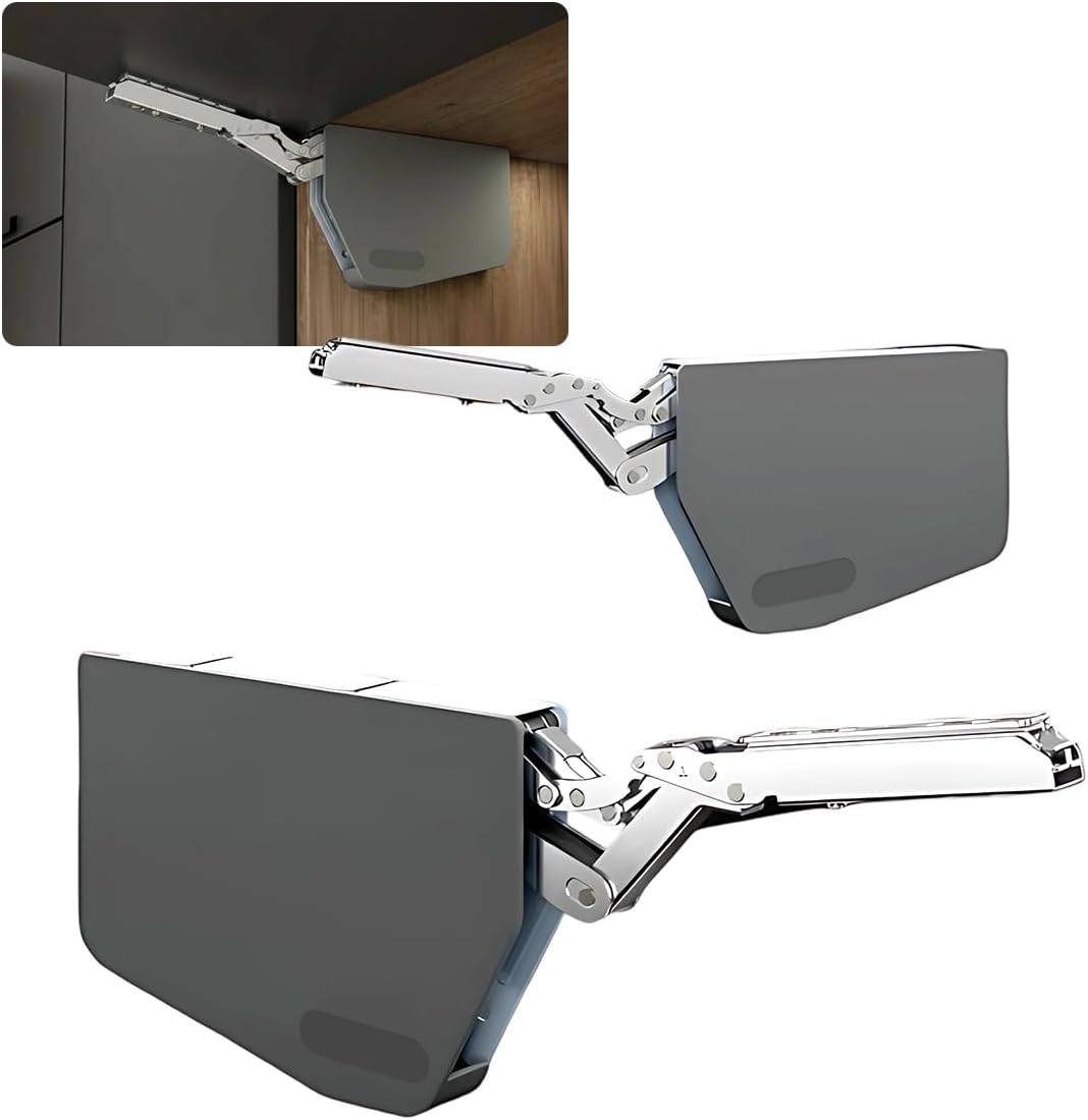 Soft Close Cabinet Lift Up Hinge Adjustable Flap Stay Support System