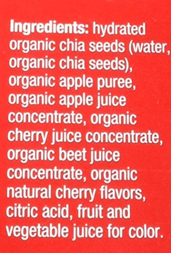 Mamma Chia Squeeze Organic Snack, Cherry Beet, 3.5 Ounce (Pack of 4)