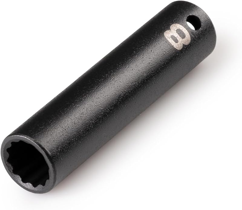 Soquete de Impacto TEKTON com Encaixe de 1/4 pol. e Medida de 8 mm, 12 Pontos, Profundo SID03308