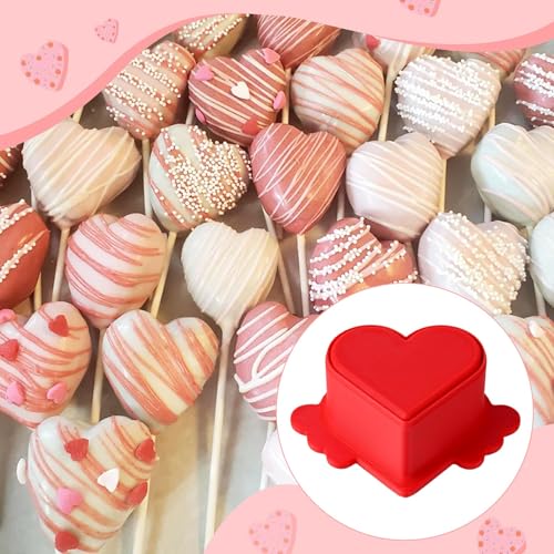 Set de cortadores y selladores para pasteles con forma de corazón y redondo miniatura 4