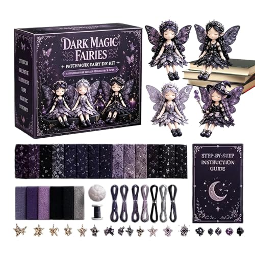 Kit Fée Fait Main DIY complet avec fournitures et tissus prédécoupés