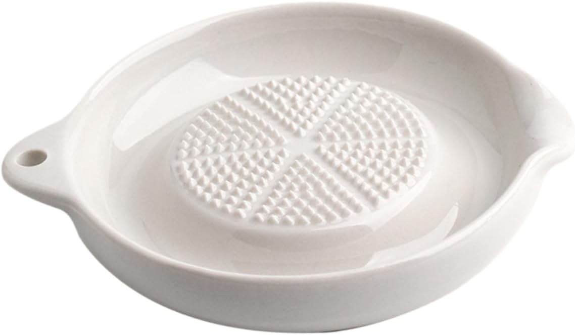 Baby Food Grinder Manual Ceramic Grinding Plate Food Milling Bowl for Baby Complementary Masher Tool Vegetable Fruit Puree Maker 4.52 Inch