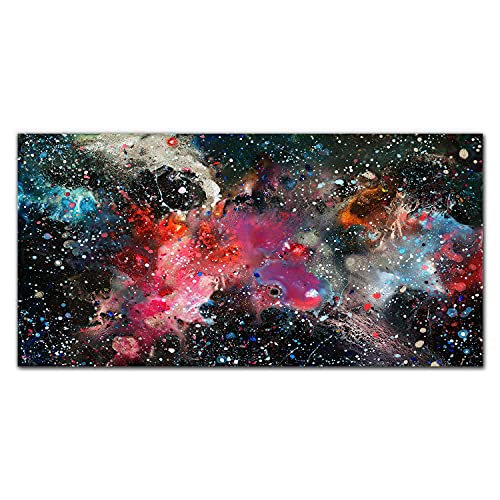 Tableau en verre acrylique 100x50 cm Cosmos Star