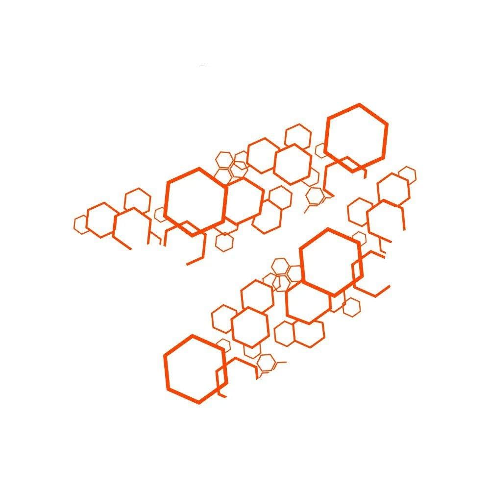 Universal Car Stickers Vinyl Decals Tuning Auto Accessories(Glossy Orange)