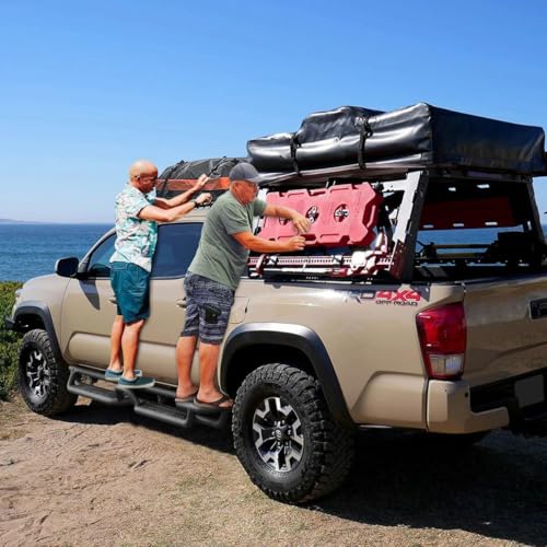 Estribos laterales para Ford F150 SuperCrew Cab 2015-2025 miniatura 4