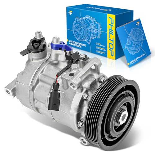Image of PHILTOP Air Conditioner AC Compressor for 2021-2025 Q5 A4 /A5 Quattro A4 Allroad Q5 Sportback,2013-2017 Q5 3.0L,2013-2016 S4,2013-2017 S5,2014-2017 SQ5
