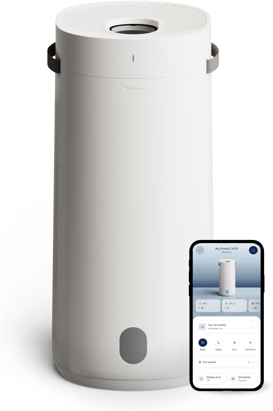 2-in-1 Purify + Humidify: Air Purifier and Humidifier with HEPASilent™ and 360° InvisibleMist™ Technology, Top Pour - covers 1,726 sqft in 60 minutes - Perfectly balanced air, one product