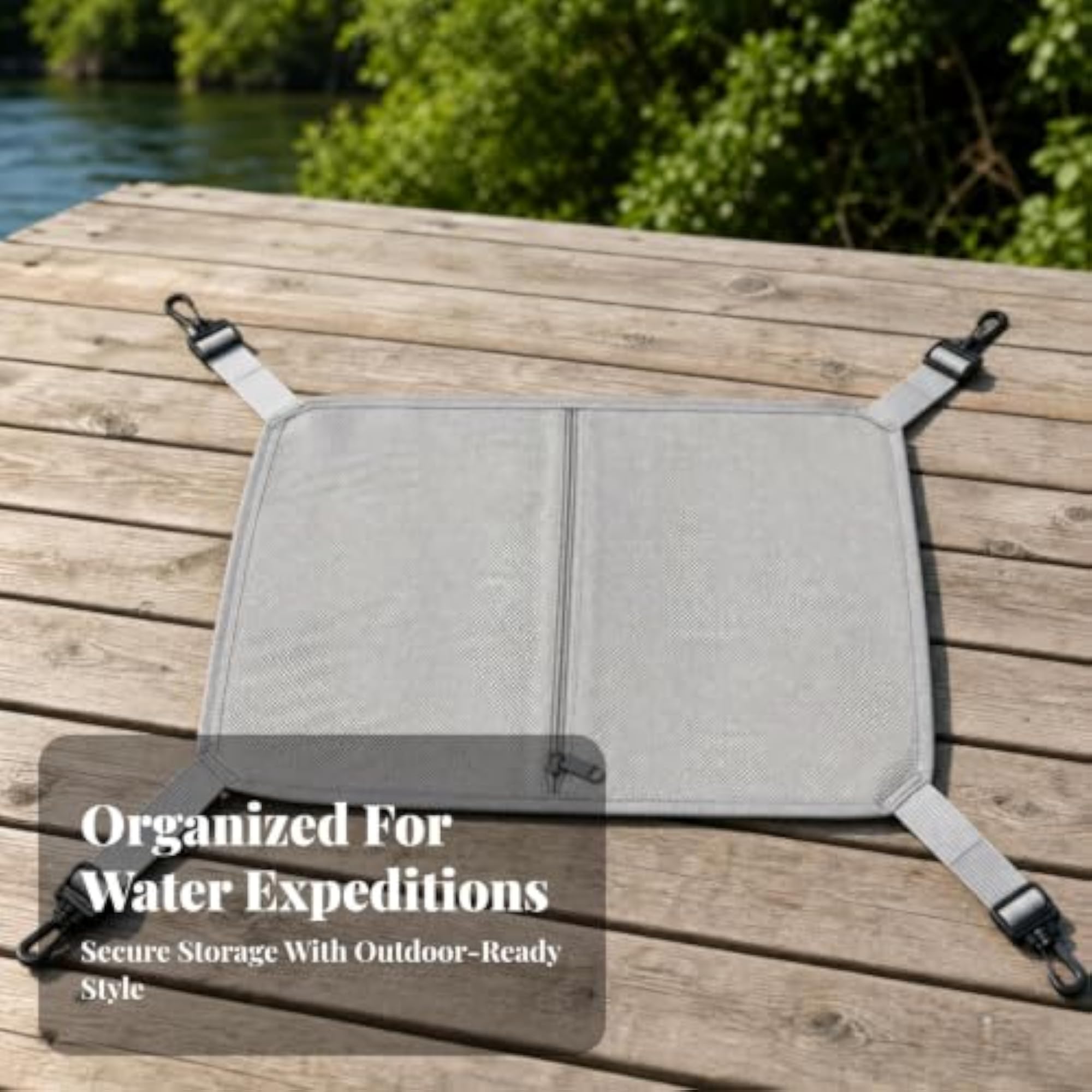 Quick-Dry Mesh Storage Bag with Straps
