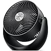 DREO Fan for Bedroom, Table Air Circulator for Whole Room, 11 Inch, 60ft Strong Airflow, 120 adjustable tilt, 20db Low Noise, Quiet, 3 Speeds, 2025 New Desk Fan for Office, Kitchen, Home