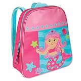 Stephen Joseph Children's Toddler Rucksack - Mermaid Kinder-Rucksack, 34 cm, 2.5 liters, Blau (Blue)