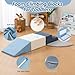 Large 4 Pcs Climbing Toys for Toddlers 1-3 Inside, Oderless & Skin-Friendly Toddler Climbing Toys Indoor, Foam Climbing Blocks for Toddlers with Velcro to Keep Them Together Ideal Gift