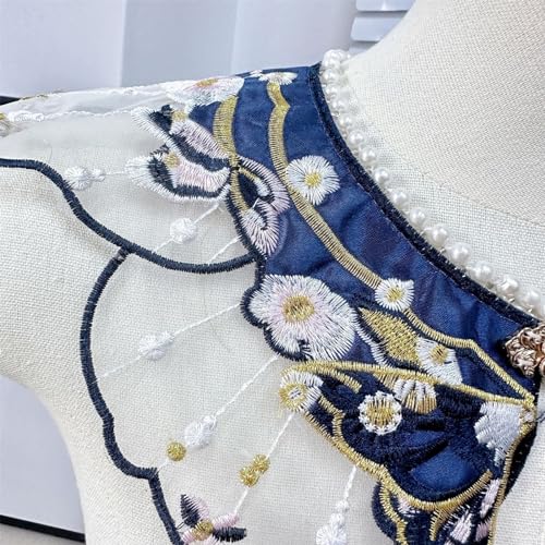 Embroidery Floral Shawl For Women Collar Yunjian Floral Shawl Decorative Yunjian Chinese Collar4