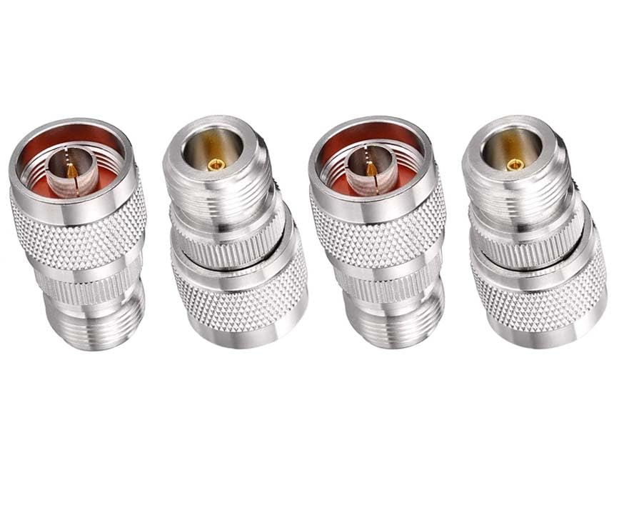 ABONIX N Male to N Female RF Coax Adapter N Type Connector for 4G Antenna, WiFi Antenna, Antenna Router (Pack of 4)-picture-20