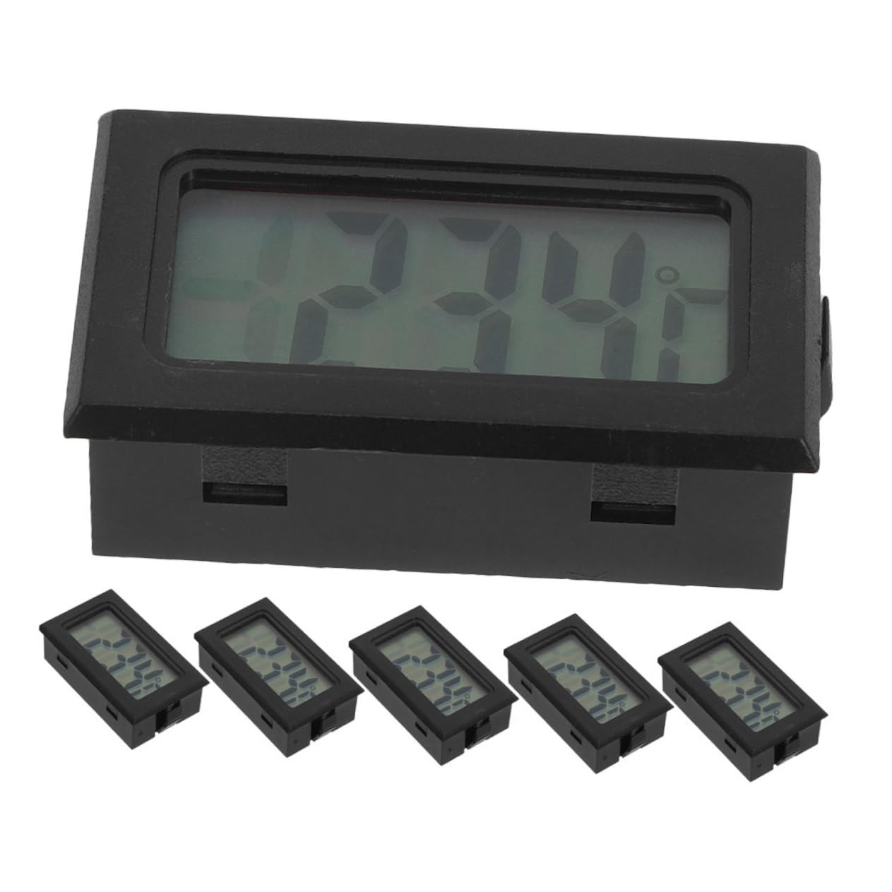 Happyyami 6pcs Digital Thermometer Space Saving Indoor Thermometer for Accurate Temperature Monitoring Greenhouses and Industrial Applications